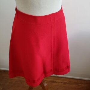 Armani Exchange Mini Skirt • Red • Stretch • Tagged Size Medium
